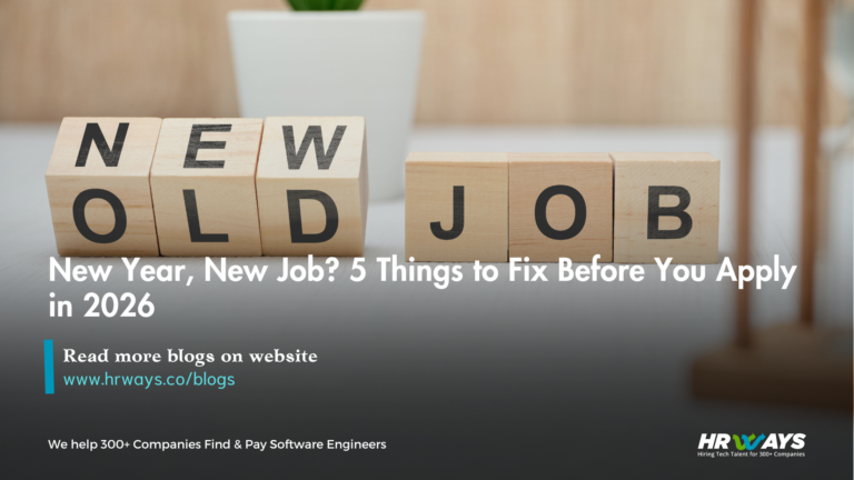 New Year, New Job? 5 Things to Fix Before You Apply in 2026