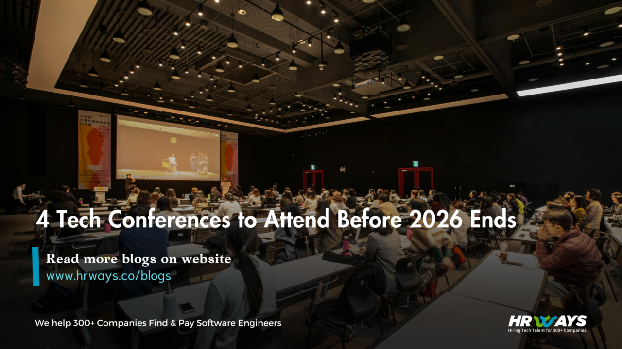 4 Tech Conferences to attend before 2026 ends